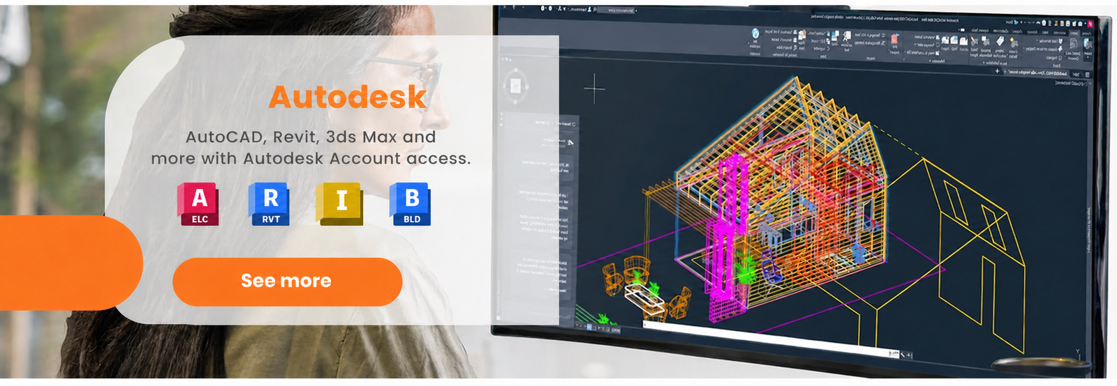 Autodesk software with account access